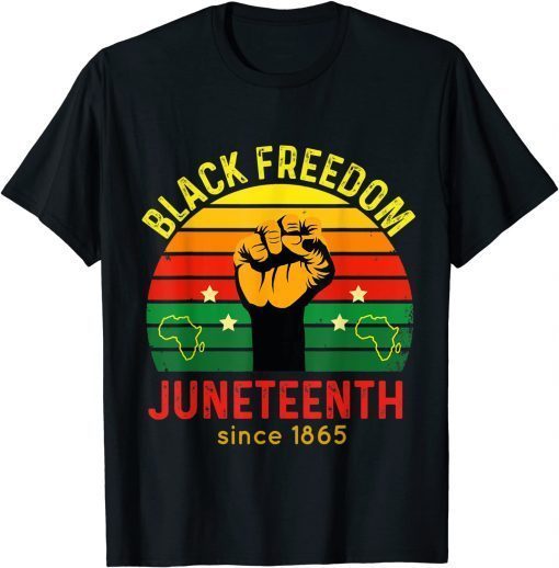 African American Happy Juneteenth African art Black History Tee Shirt