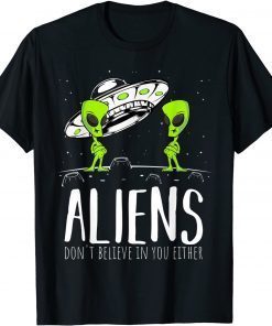 Aliens Space Planets Stars Science Fans Lover T-Shirt