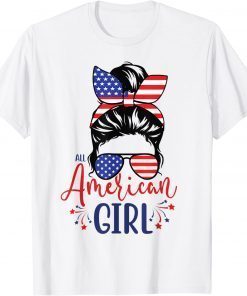 All American Girls 4th Of July Family Matching T-Shirt