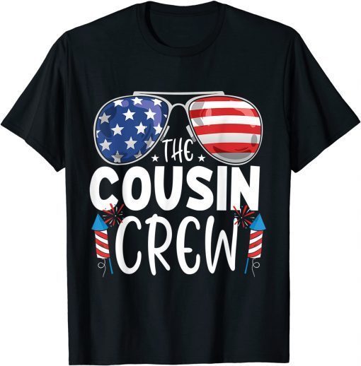 Cousin Crew 4th of July American Family Matching Tee Shirt