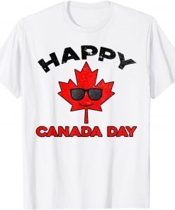 Happy Canada Day Maple Leaf Canada Day T-Shirt