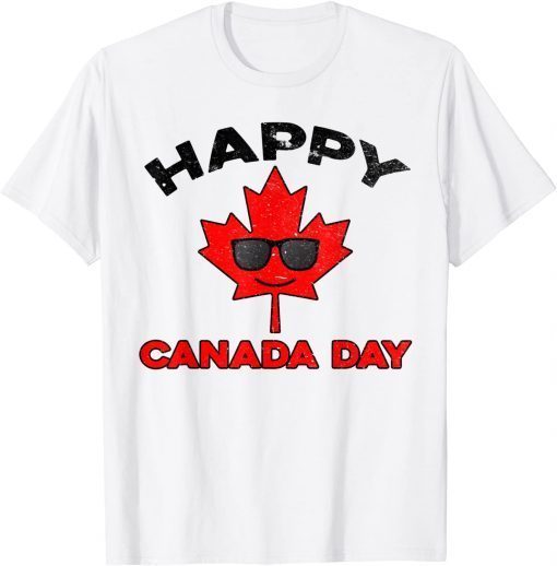 Happy Canada Day Maple Leaf Canada Day T-Shirt