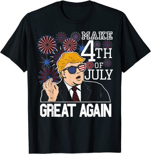 Make 4th of July Great Again Donald Trump, Pro-Trump T-Shirt