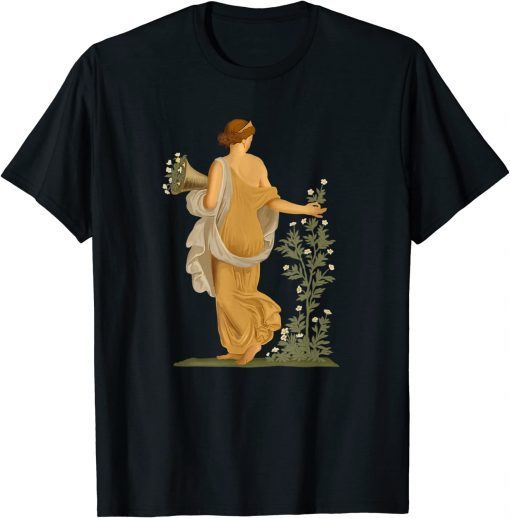 Spring, maiden gathering flowers Tee Shirt