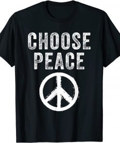 Uvalde Anti Gun Choose Peace Wear Orange Enough End Gun Violence T-Shirt