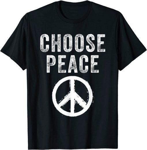 Uvalde Anti Gun Choose Peace Wear Orange Enough End Gun Violence T-Shirt