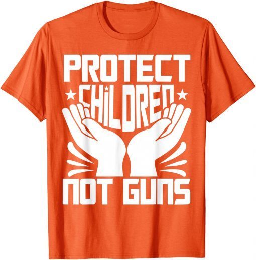 Uvalde Protect Children Not Guns Orange T-Shirt