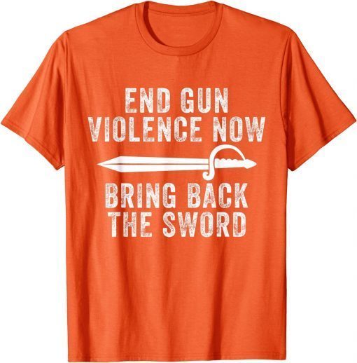 Uvalde Texas Anti Gun Awareness Day Wear Orange Enough End Gun Violence T-Shirt