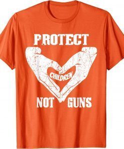 Uvalde Texas Protect Children Not Guns Orange T-Shirt