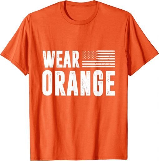 Uvalde Wear Orange Awareness Day No Gun Enough End Gun Violence T-Shirt