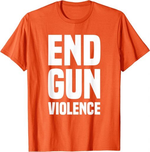 Uvalde Wear Orange End Gun Violence Gun T-Shirt