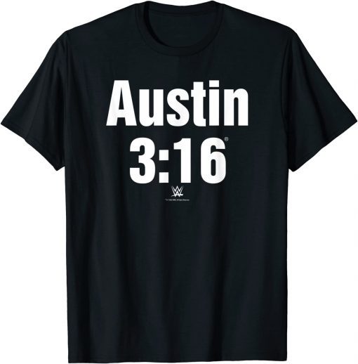 WWE Stone Cold Steve Austin 3:16 Logo T-Shirt