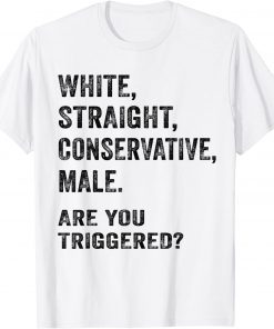 White Straight Conservative Male Conservative T-Shirt