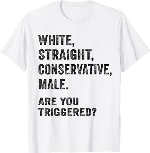 White Straight Conservative Male Conservative T-Shirt