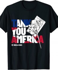 World of Tanks 4th of July Tank You America T-Shirt