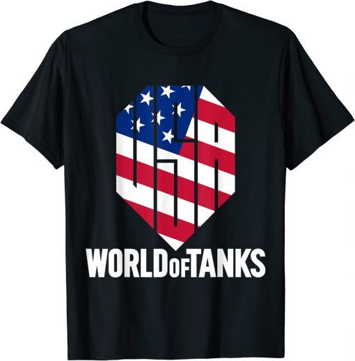 World of Tanks 4th of July USA Shield T-Shirt