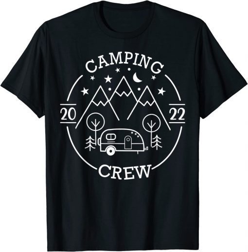 2022 Camping Crew Family Reunion Road Trip Matching Group T-Shirt