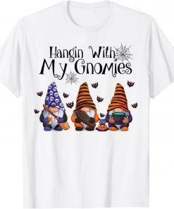 3 Nordic Gnomes Gnome Hangin' with My Gnomies Halloween T-Shirt