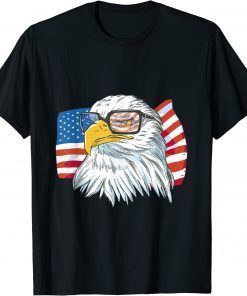 4th Of July USA American Flag Patriotic Eagle T-Shirt