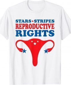 4th of July stars and stripes and reproductive rights T-Shirt