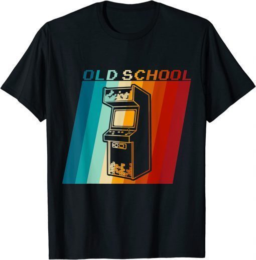 70s 80s 90s Vintage Retro Arcade Video Game Old School Gamer T-Shirt