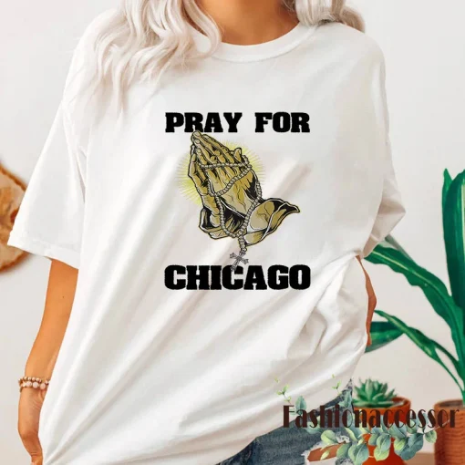 Pray For Chicago, Highland Park Incident Tee Shirt