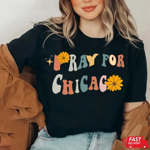 Pray For Chicago, Plague Of Armed Violence, Massacre On Independence Day T-ShirtPray For Chicago, Plague Of Armed Violence, Massacre On Independence Day T-Shirt