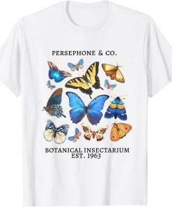 Vintage Persephone Greek Mythology Butterfly Light Academia T-Shirt