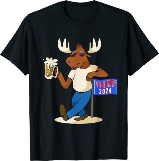 AMERICAN MOOSE TRUMP 2024 Tee Shirt