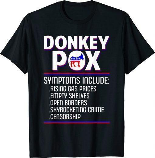 American Anti Biden Donkey Pox T-Shirt