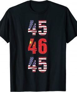 Anti Biden China Joe 45 46 Trump 2024 Presidential Election T-Shirt