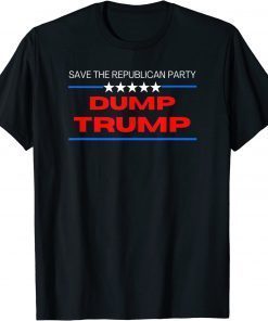 Anti Trump Save the Republican Party Dump Trump T-Shirt