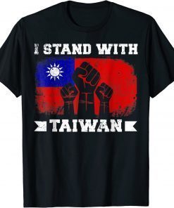 I Stand With Taiwan Support Taiwanese Flag T-Shirt