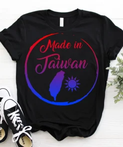 Made In Taiwan Flag Map Republic Of China T-Shirt