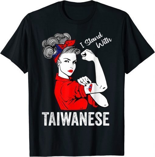 Messy Bun Taiwanese Girls Unbreakable Taiwanese Pride T-Shirt