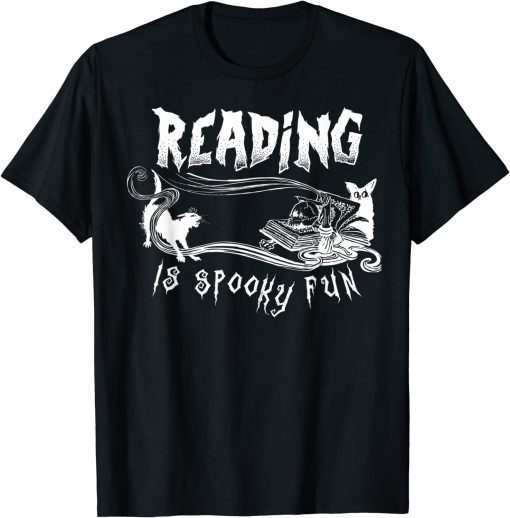 Reading is spooky fun Halloween Women's Book Lovers Teacher Classic Shirt