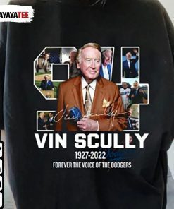 Rip Vin Scully Forever Voice Off The Dodgers Baseball Legend Shirt