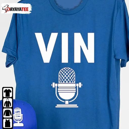 Rip Vin Scully Microphone Thanks For Your Memories Shirt