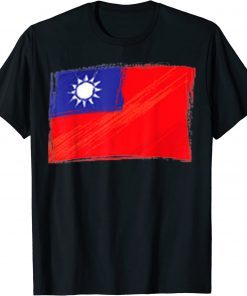 Taiwan Flag Taiwanese Flag Colors Taiwan Flag T-Shirt