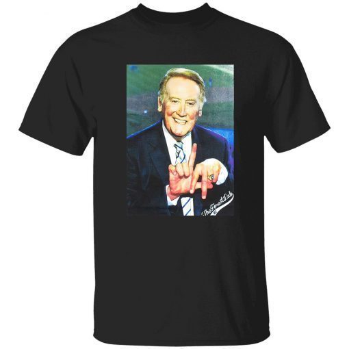 Vin Scully the forest lab t-shirt