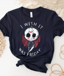 Vintage I wish it was Friday Halloween T-Shirt