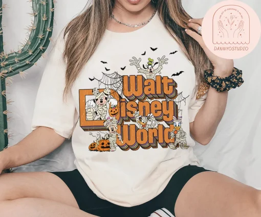 Vintage Walt Disney World Halloween Classic Shirt