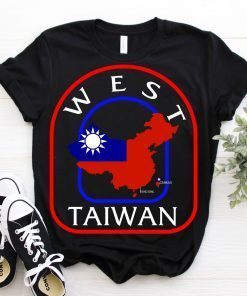 West Taiwan, Chinese Taiwanese Peace Country Free Independence Movement T-Shirt