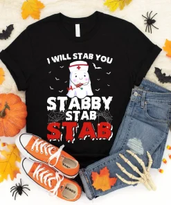 Will Stab You Stabby Halloween Costume T-Shirt