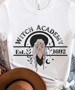 Witch Academy Magic School for Witches Spells and Black Magic Halloween T-Shirt