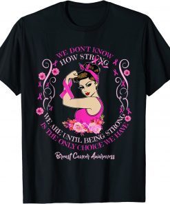 Womens Breast Cancer Awareness Ribbon T-Shirt