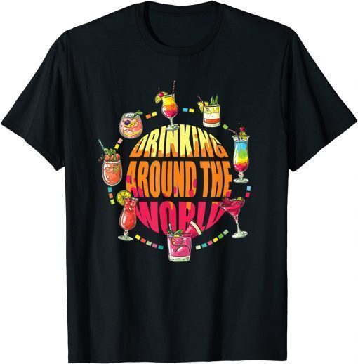 World Tour Drinking Around The World T-Shirt