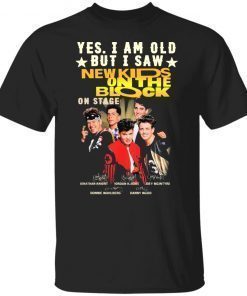 Yes I am old but I saw New Kids On The Block signatures shirt