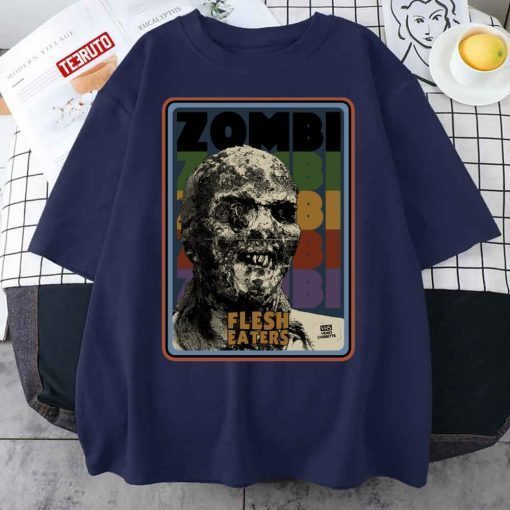 Zombi Flesh Eaters Halloween T-Shirt