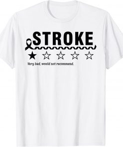 1 Star Rating Stroke Awareness T-Shirt